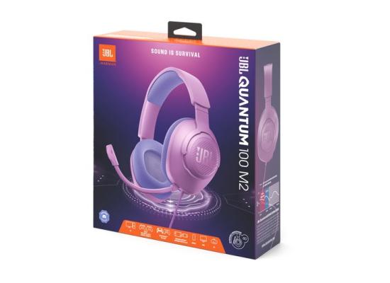JBL Quantum 100 M2 Wired Gaming Headset – Purple